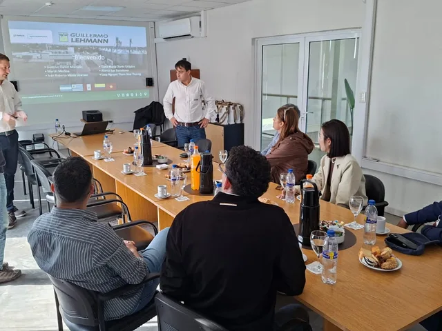 Una delegación internacional visitó el Complejo Agroindustrial Pilar