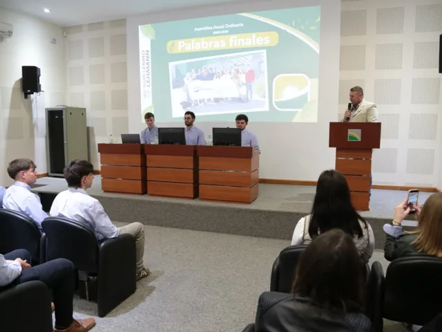 Agustín Bocco fue reelecto presidente de la Juventud Agropecuaria Guillermo Lehmann
